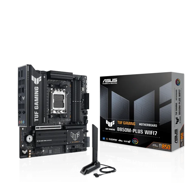 Материнская плата ASUS TUF GAMING B850M-PLUS WIFI7 AM5 4xDDR5 4xSATA 3xM.2 HDMI DP Type-C mATX — фото 5