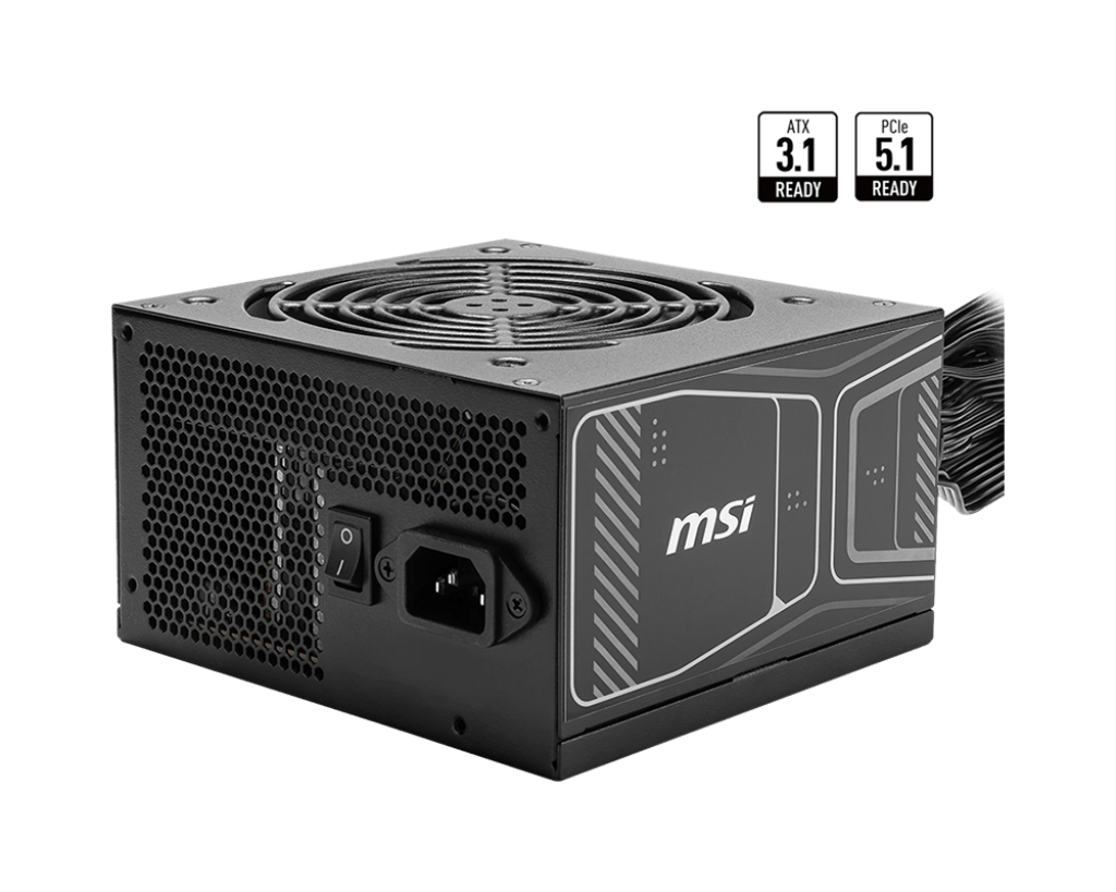 Блок питания MSI MAG A850GN PCIE5, 850W, Active PFC, 80+ GOLD, Non modular, MAG A850GN PCIE5