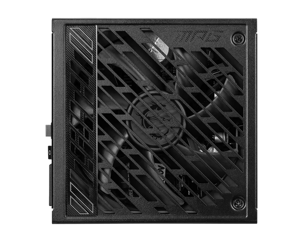 Блок питания MSI 1250W, MPG A1250GS PCIE5, Full Modular, ATX, 80+ GOLD, КПД >90%, Fan 135mm, Черный — фото 4