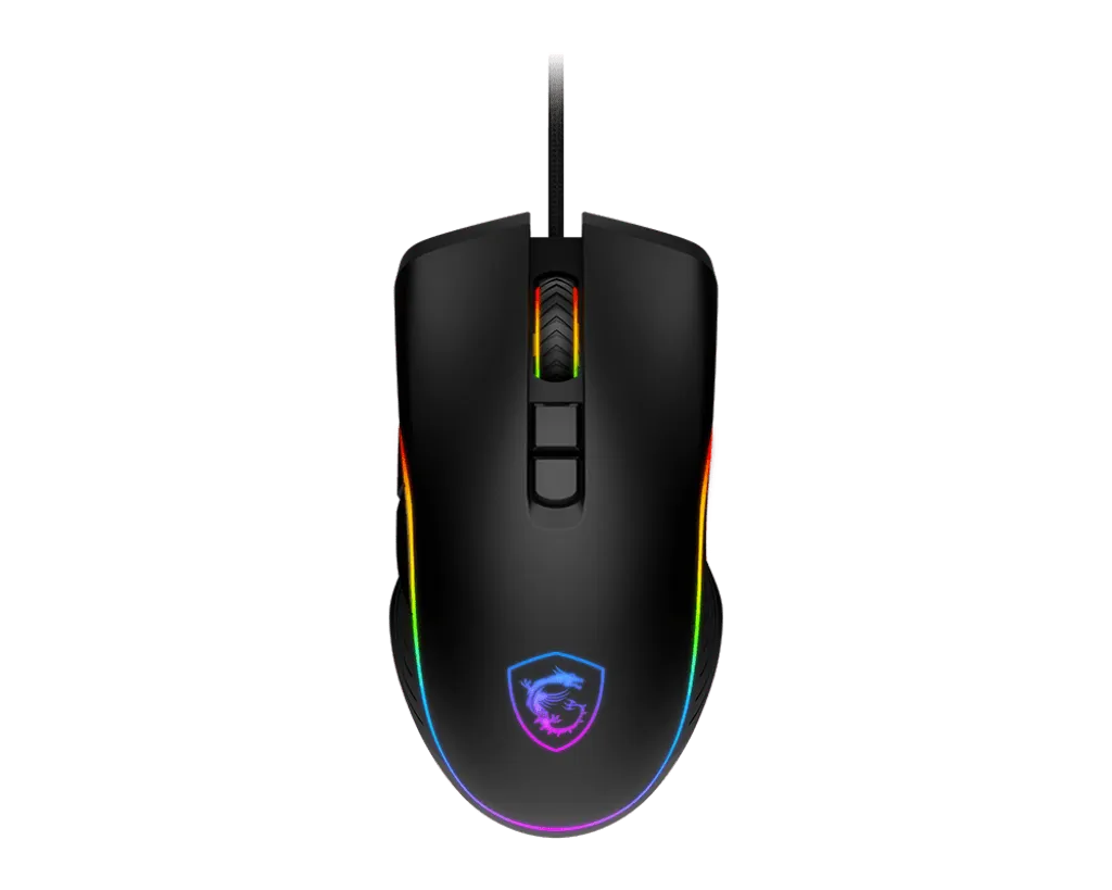 Мышь MSI FORGE GM300 USB2.0/RGB/7 кн./Вес 118г./Кабель 1.5м./Черный