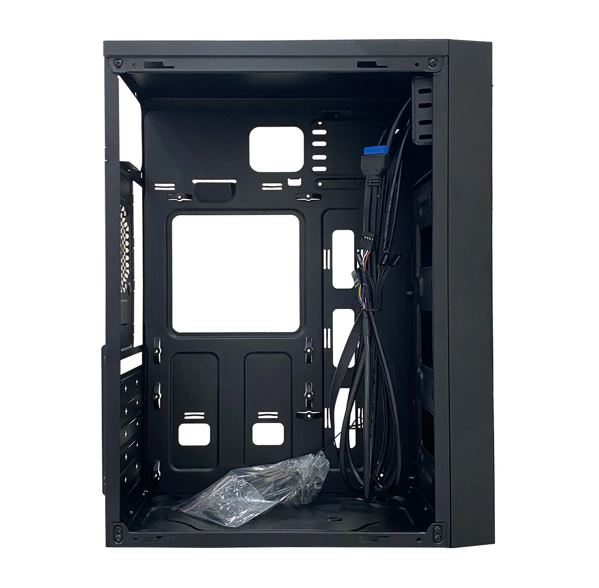 Корпус NOMAD NMD-C6013 mATX 1x3.5" 2x2.5" USB3.0х2 USB2.0х1 Черный, Без БП — фото 7