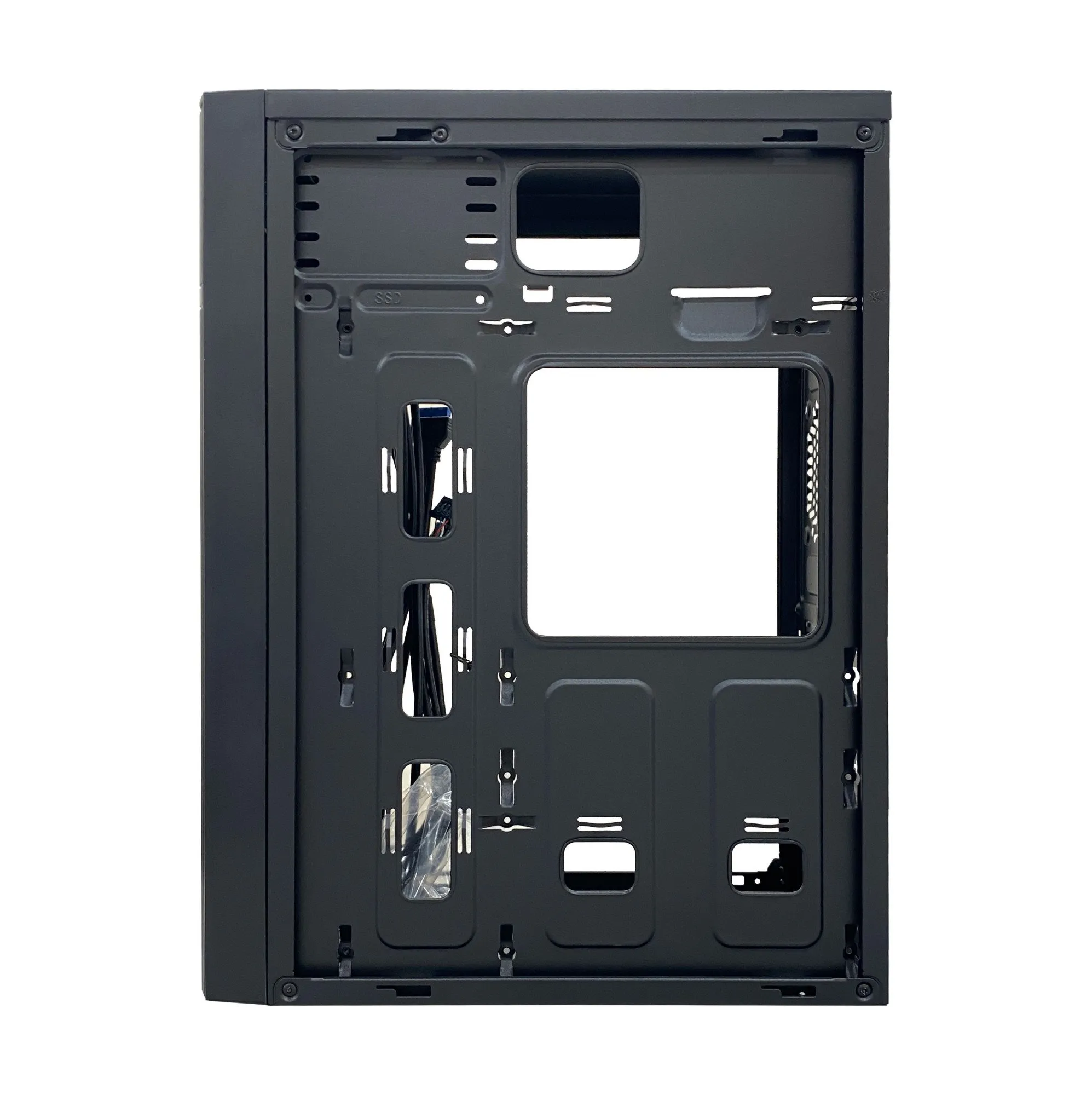Корпус NOMAD NMD-C6016 mATX 1x3.5" 2x2.5" USB3.0х2 USB2.0х1 Черный, Без БП — фото 6