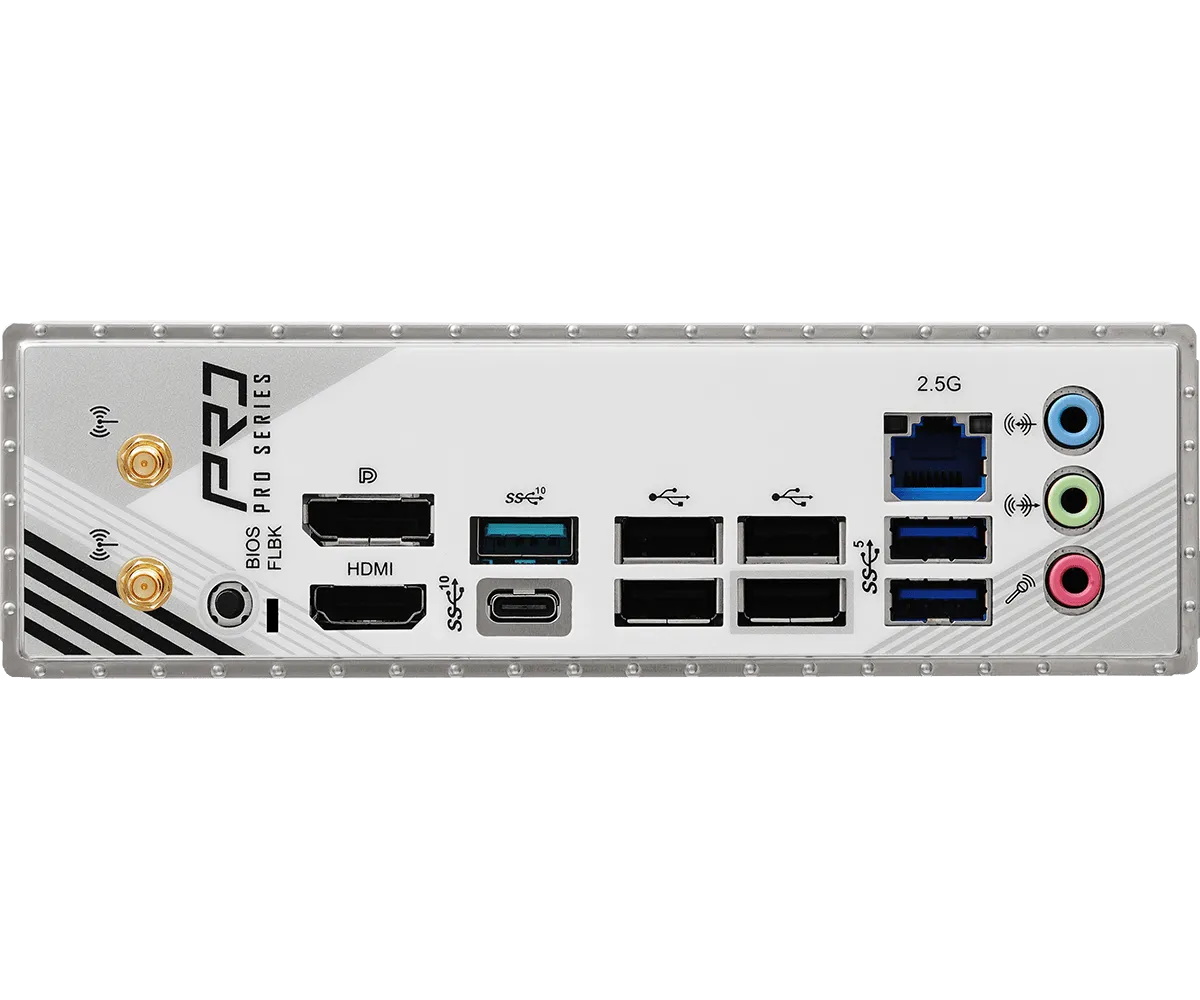 Материнская плата ASRock B650M PRO X3D WIFI AM5 4xDDR5 4xSATA3 3xM.2 Type-C HDMI DP WiFi6E mATX — фото 3