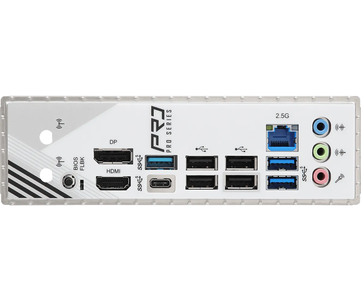 Материнская плата ASRock A620AM PRO RS AM5 4xDDR5 2xSATA3 RAID 3xM.2 Type-C HDMI DP mATX — фото 3