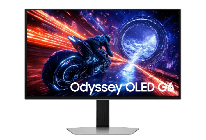 Монитор 27" SAMSUNG LS27FG602SIXCI OLED QHD 2560x1440 500Hz 0.03мс 300кд/м2  1млн.: 1xDP 2xHDMI