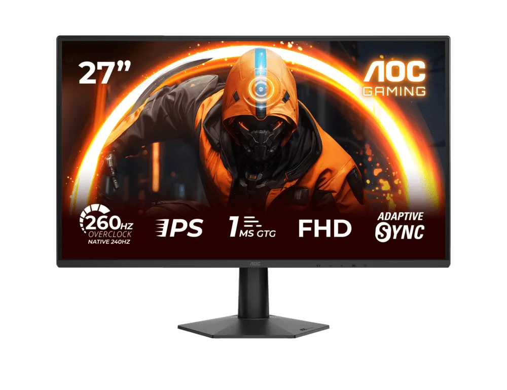 Монитор Игровой 27" AOC 27G50Z/01 IPS 1920x1080 260Hz 1ms 300cd/m HDR10 HDMI DP Черный