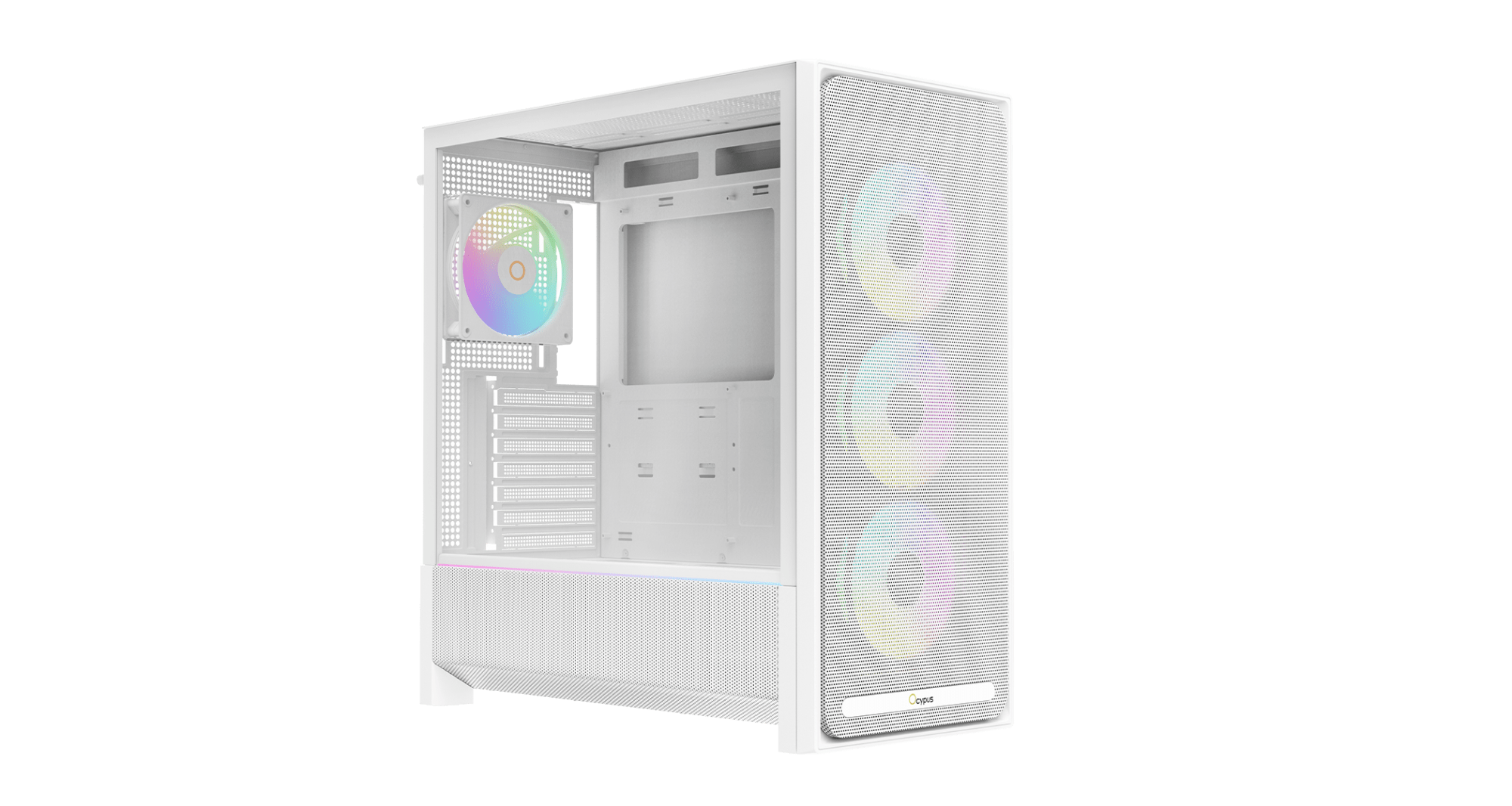 Корпус Ocypus Delta C70 WH ARGB EATX/ATX/mATX/ITX Type-C Белый Delta-C70-WHG400XX-GL