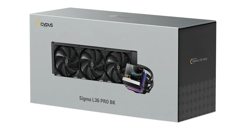 Водяное охлаждение для CPU Ocypus Sigma L36 PRO BK TDP 310W 4-pin Intel/AMD Черный — фото 6