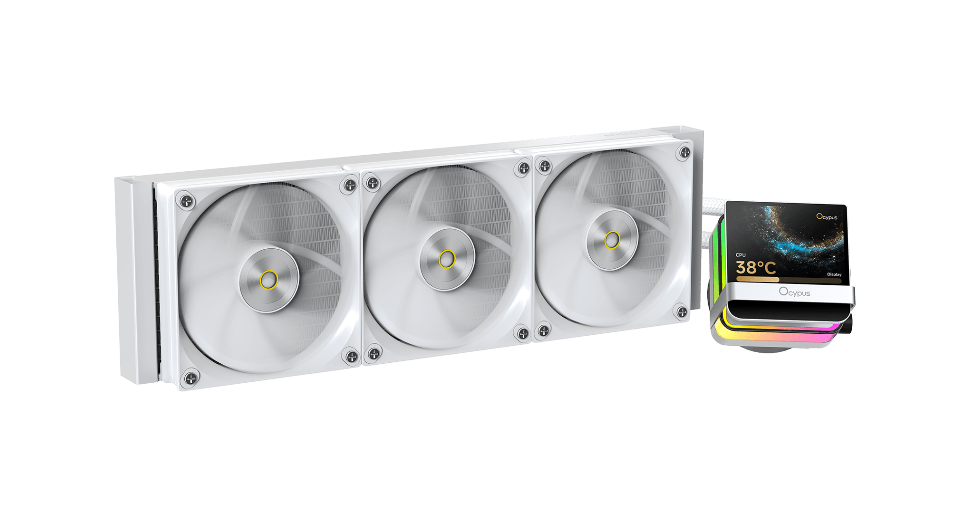 Водяное охлаждение для CPU Ocypus Sigma L36 PRO WH TDP 310W 4-pin Intel/AMD Белый