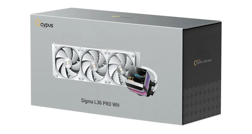 Водяное охлаждение для CPU Ocypus Sigma L36 PRO WH TDP 310W 4-pin Intel/AMD Белый — фото 6