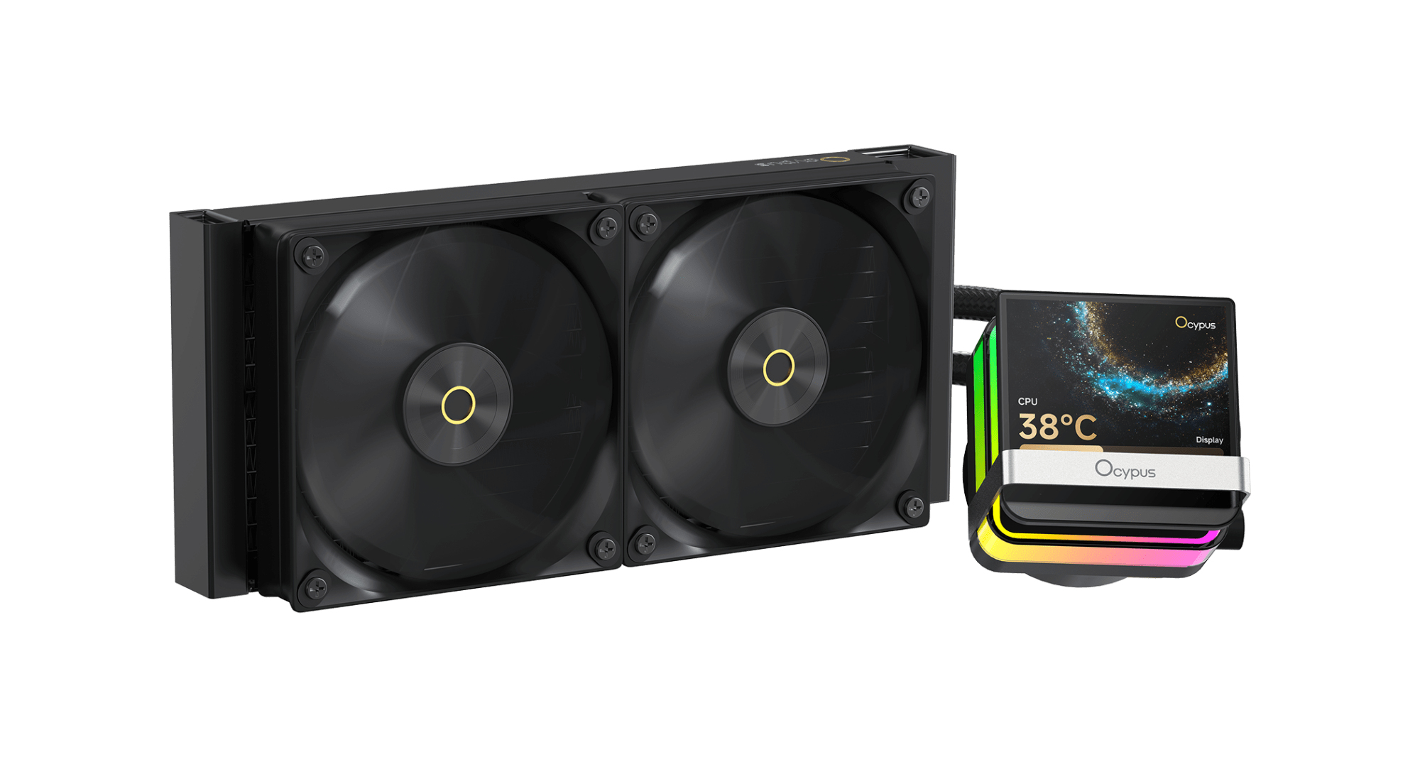 Водяное охлаждение для CPU Ocypus Sigma L24 PRO BK TDP 290W 4-pin Intel/AMD Черный