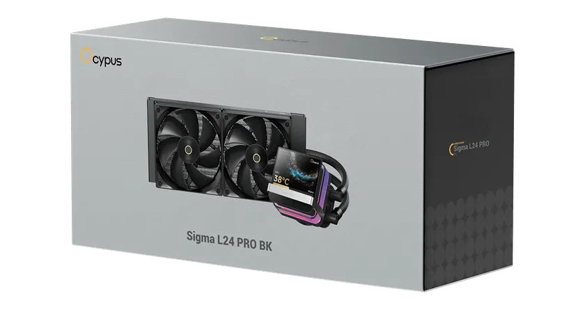 Водяное охлаждение для CPU Ocypus Sigma L24 PRO BK TDP 290W 4-pin Intel/AMD Черный — фото 6