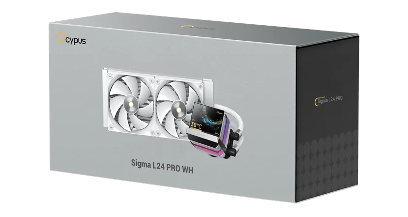 Водяное охлаждение для CPU Ocypus Sigma L24 PRO WH TDP 290W 4-pin Intel/AMD Белый — фото 6