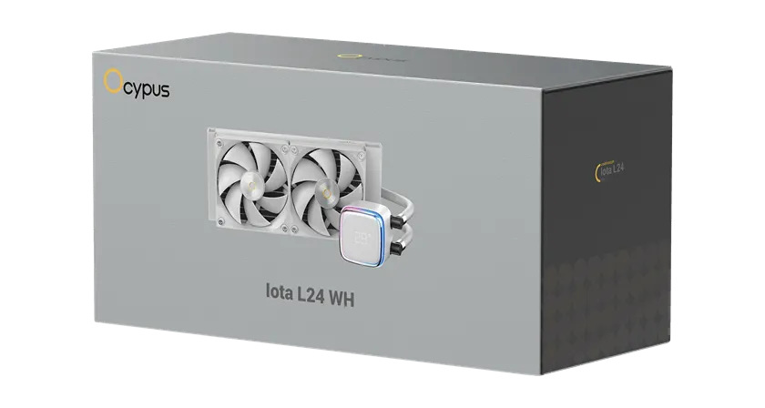 Водяное охлаждение для CPU Ocypus Iota L24 WH TDP 280W 4-pin Intel/AMD Белый — фото 6