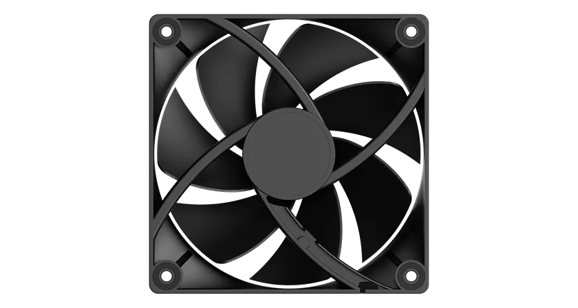 Вентилятор для корпуса Ocypus Delta F12 BK 1x(120x120x25mm) 2000RPM 73CFM Черный — фото 3