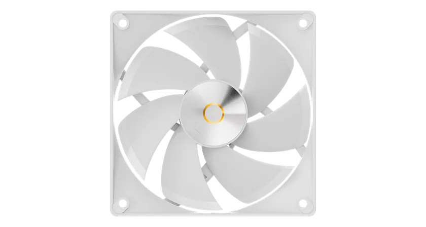 Вентилятор для корпуса Ocypus Delta F12 WH 1x(120x120x25mm) 2000RPM 73CFM Белый