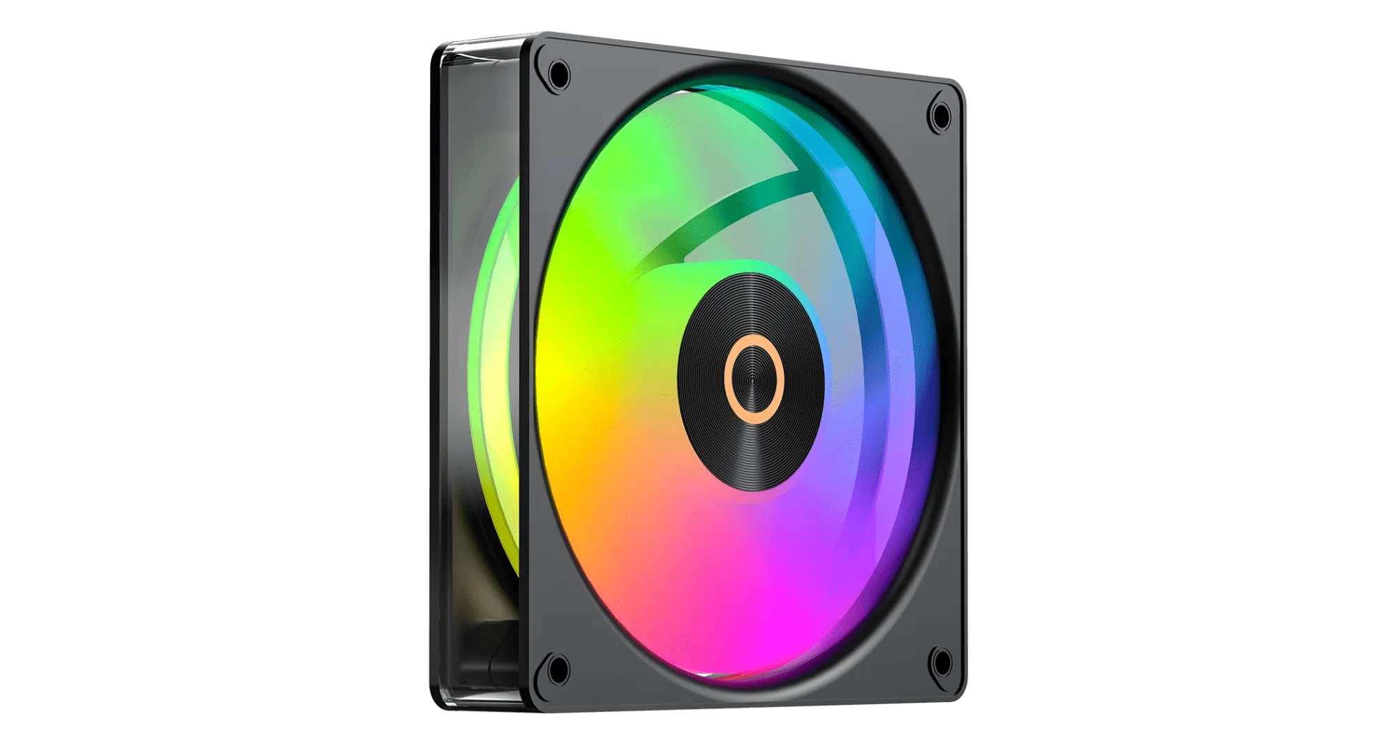 Вентилятор для корпуса Ocypus Gamma F12 Elite BK ARGB 1x(120x120x25mm) 600-1800RPM 56CFM Черный