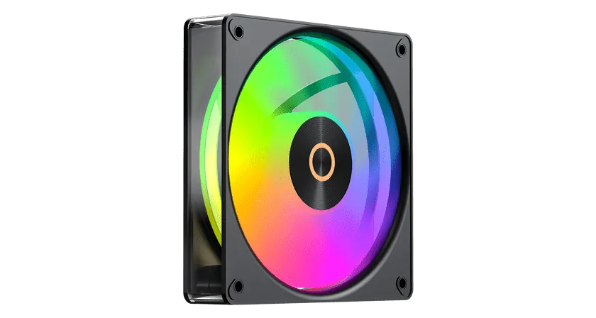 Вентилятор для корпуса Ocypus Gamma F12 Elite BK ARGB REVERSE BLADE 1x(120x120x25mm) Черный