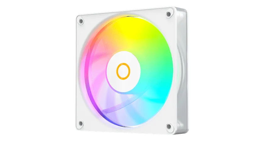 Вентилятор для корпуса Ocypus Gamma F12 Elite WH ARGB REVERSE BLADE 1x(120x120x25mm) Белый — фото 4