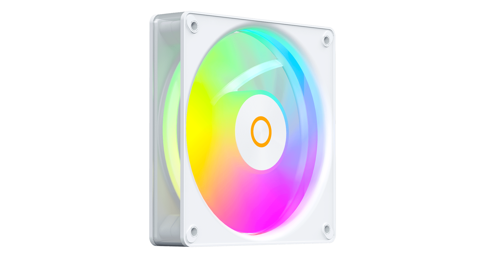 Вентилятор для корпуса Ocypus Gamma F12 Elite WH ARGB REVERSE BLADE 1x(120x120x25mm) Белый