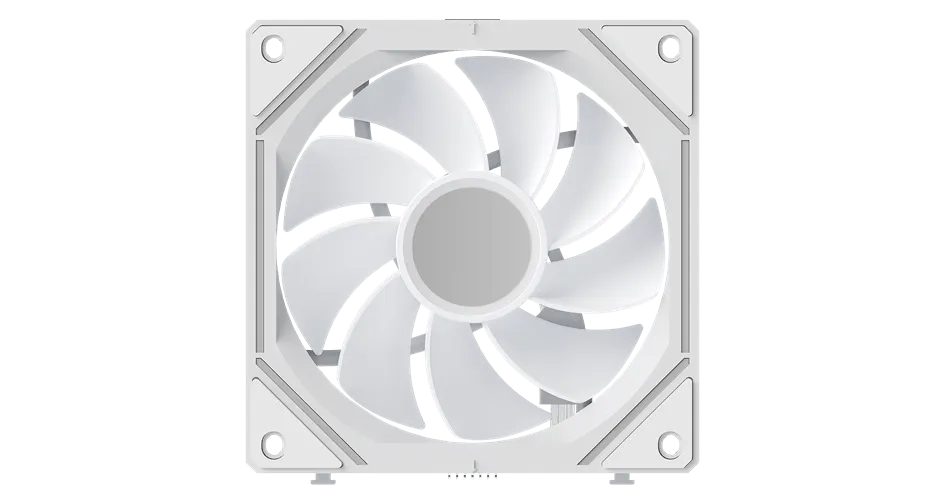 Вентилятор для корпуса Ocypus Gamma F12 UNI WH ARGB REVERSE BLADE 3-IN-1 3x(123x120x25mm) Белый — фото 4