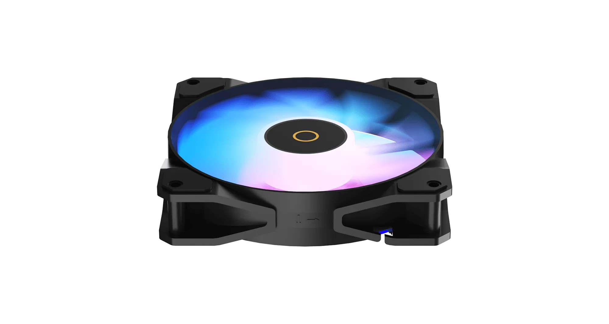 Вентилятор для корпуса Ocypus Beta F12 BK ARGB 1x(120x120x25mm) 1600RPM 56CFM Черный — фото 2