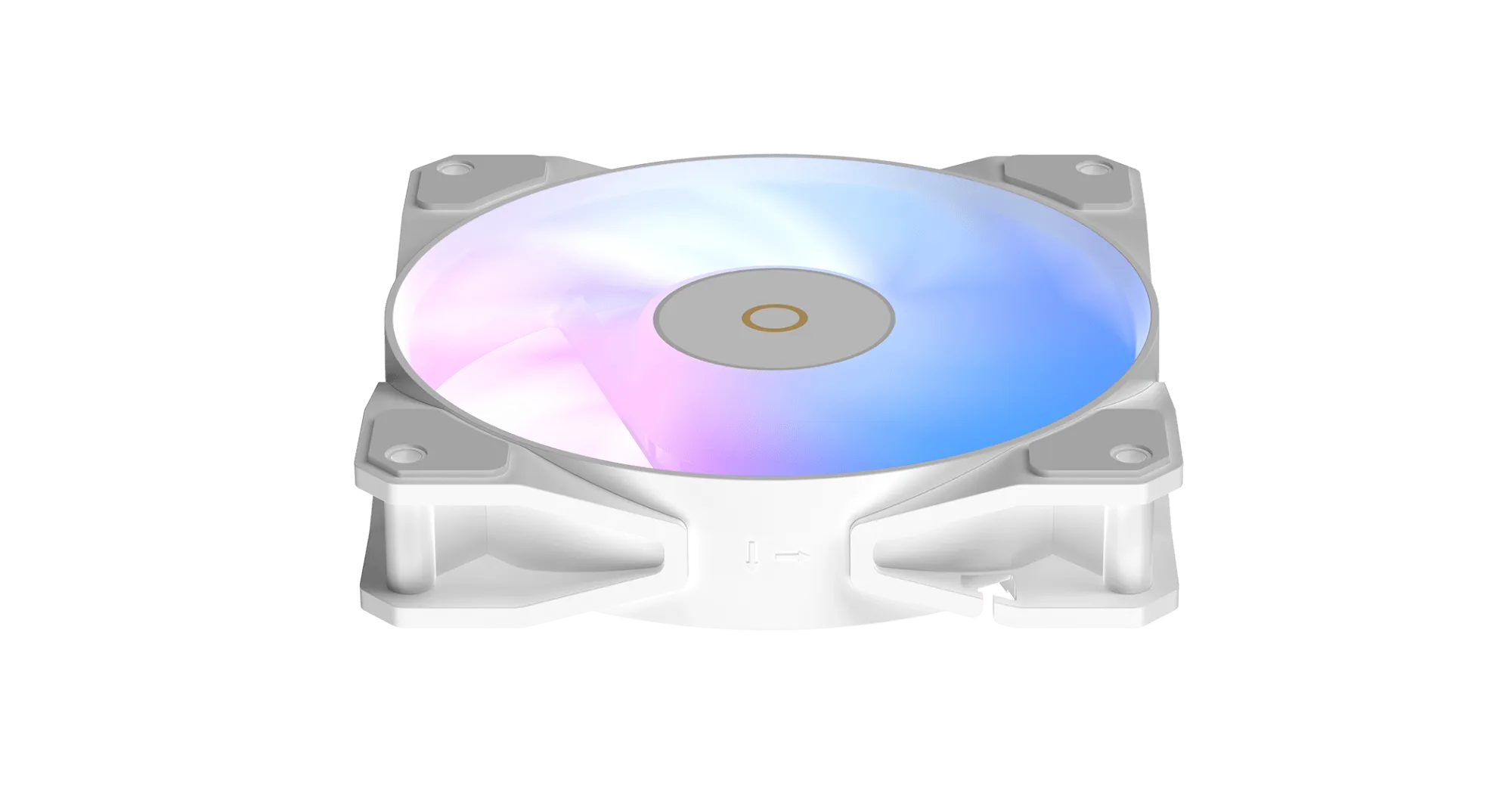 Вентилятор для корпуса Ocypus Beta F12 WH ARGB 1x(120x120x25mm) 1600RPM 56CFM Белый — фото 2