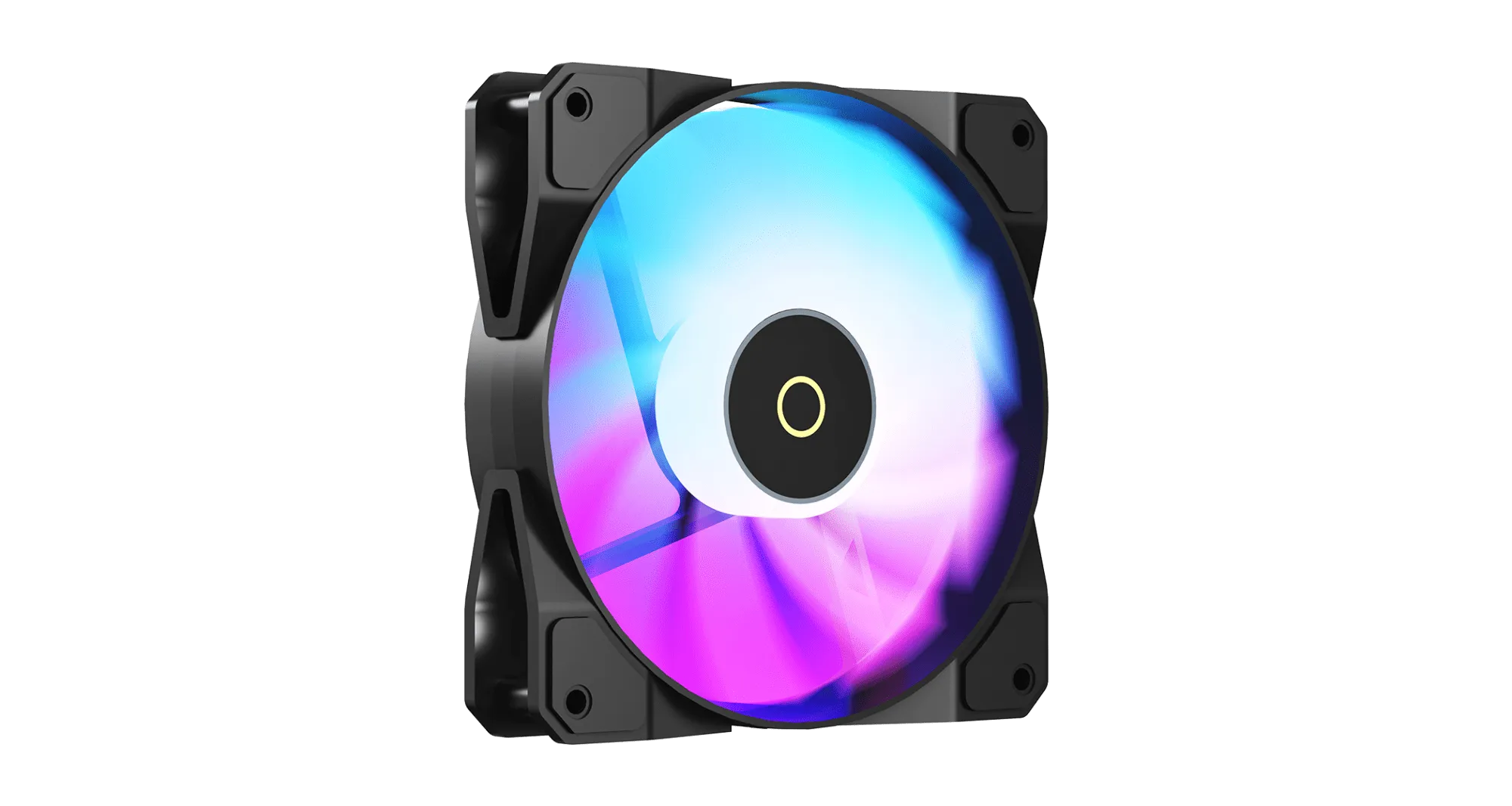 Вентилятор для корпуса Ocypus Beta F12 BK ARGB REVERSE BLADE 1x(120x120x25mm) 1600RPM 56CFM Черный