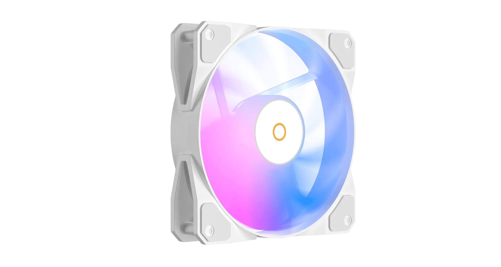 Вентилятор для корпуса Ocypus Beta F12 WH ARGB REVERSE BLADE 1x(120x120x25mm) 1600RPM 56CFM Белый