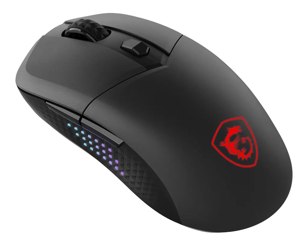 Мышь MSI VERSA 300 ELITE WIRELESS /RGB /2.4 GHz W /Bluetooth 5.3 /USB 2.0 /6 кн. /65 гр. /Черный