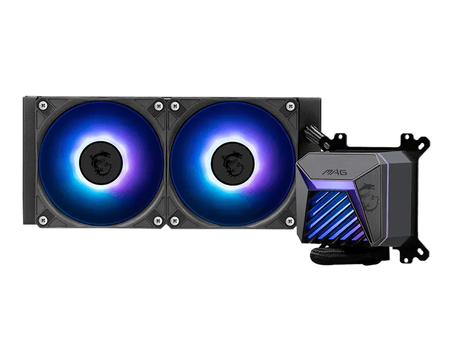 Водяное охлаждение для CPU MAG CORELIQUID A15 240 Socket Intel/AMD, ARGB, Fan 2x120см Черный