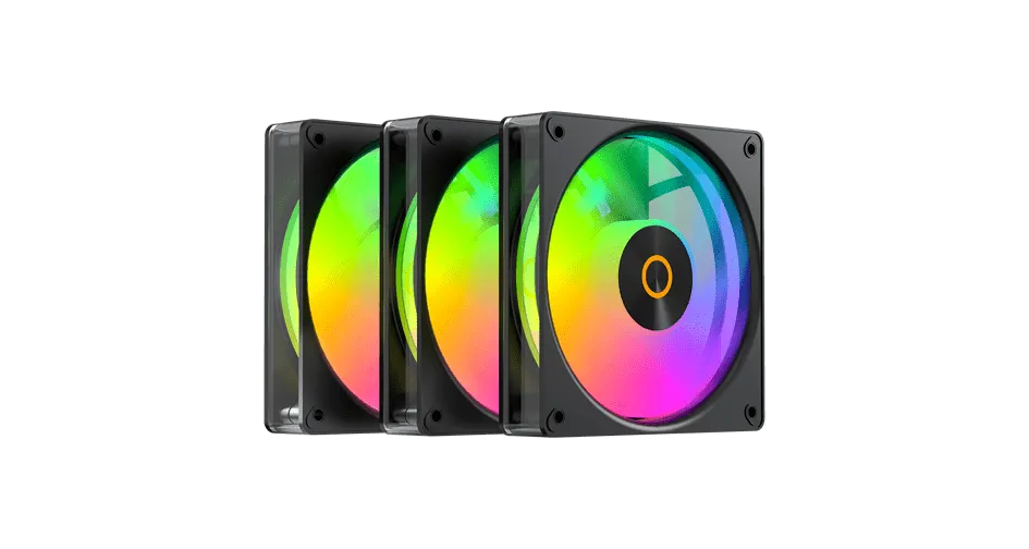 Вентилятор для корпуса Ocypus Gamma F12 Elite BK ARGB 3-IN-1 3x(120x120x25mm) 600-1800RPM Черный