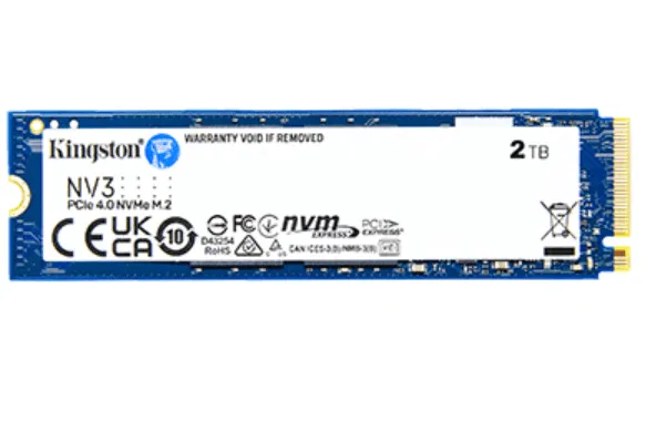 Твердотельный накопитель 2000GB SSD Kingston SNV3S/2000G M.2 2280 Gen4x4 NVMe R6000MB/s W5000MB/s