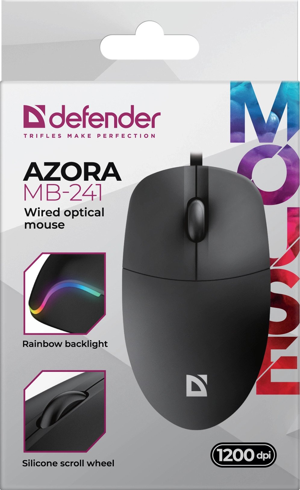 Мышь Defender Azora MB-241 черный