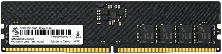 Оперативная память 8GB DDR5 5600MHz NOMAD UDIMM CL46 NMD5600D5U46-8GB Bulk Pack