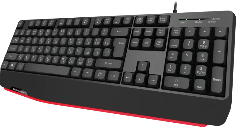 Клавиатура USB Defender Atom HB-546 черный — фото 5