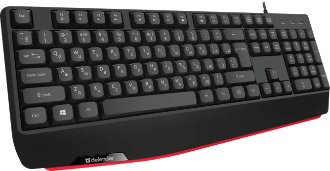Клавиатура USB Defender Atom HB-546 черный — фото 2