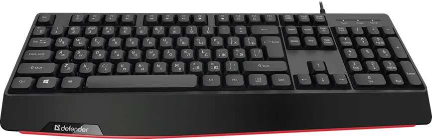 Клавиатура USB Defender Atom HB-546 черный — фото 3