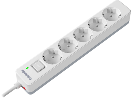 Сетевой фильтр Defender DFS 133 3 м Белый