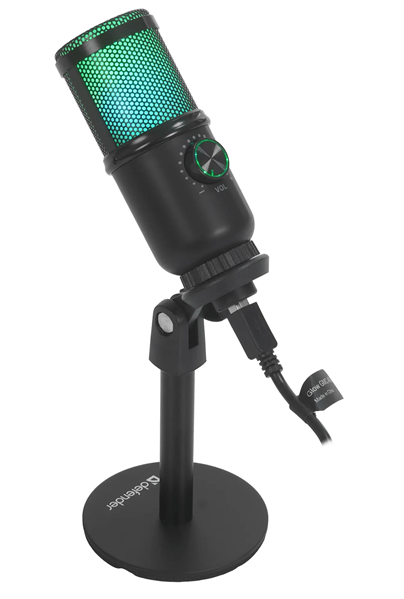 Игровой стрим микрофон Defender Glow GMC 400 USB