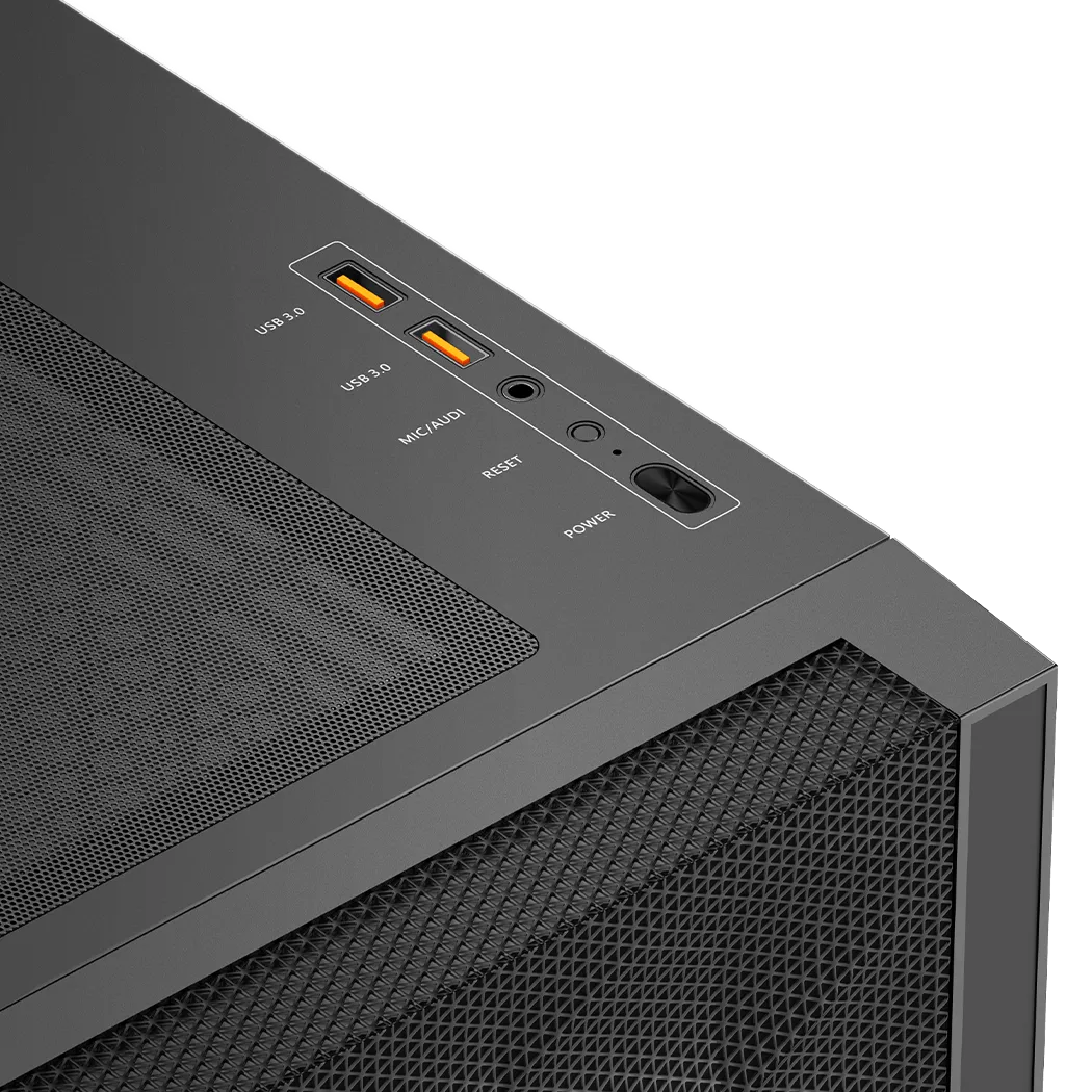 Корпус PCCooler C3D510 BK EATX/ATX/mATX/ITX USB3.0, 2xUSB2.0 Black — фото 6
