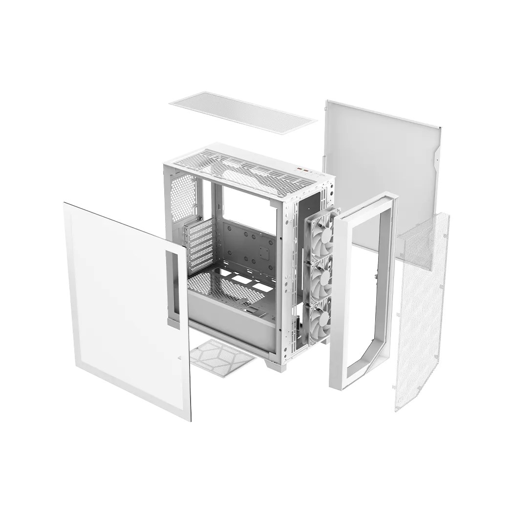 Корпус PCCooler C3D510 WH EATX/ATX/mATX/ITX USB3.0, 2xUSB2.0 White — фото 3
