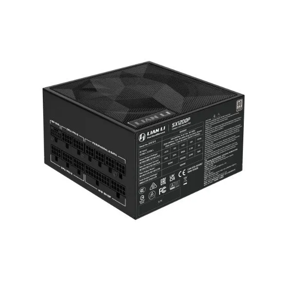 Блок питания Lian Li 1200W, SX1200P, Full Modular, 80+PLATINUM, КПД 94%, Черный, G9P.SX1200P.B000.EU — фото 2