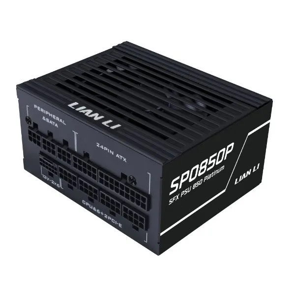 Блок питания Lian Li 850W, SP0850P, Full Modular, 80+PLATINUM, КПД 92%, Черный, G9P.SP0850P.B000.EU
