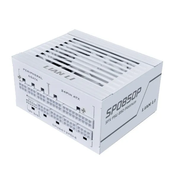 Блок питания Lian Li  850W, SP0850P, Full Modular, 80+ PLATINUM, КПД 92%, Белый, G9P.SP0850P.W000.EU