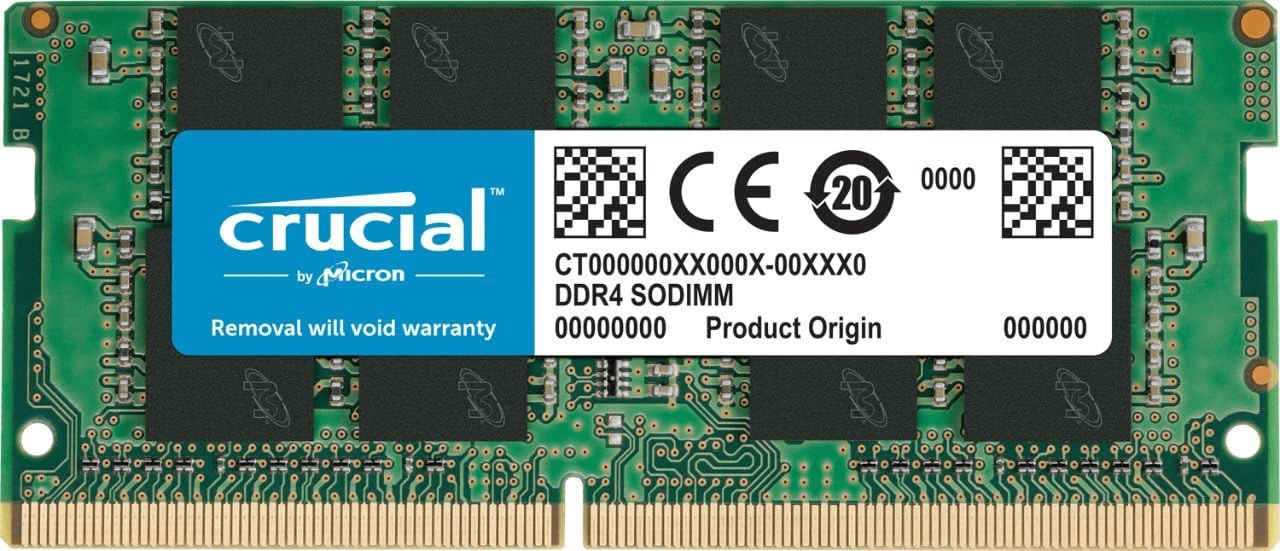 Оперативная память для ноутбука 16GB DDR4 3200 MHz Crucial SO-DIMM CL22 1.2V CB16GS3200
