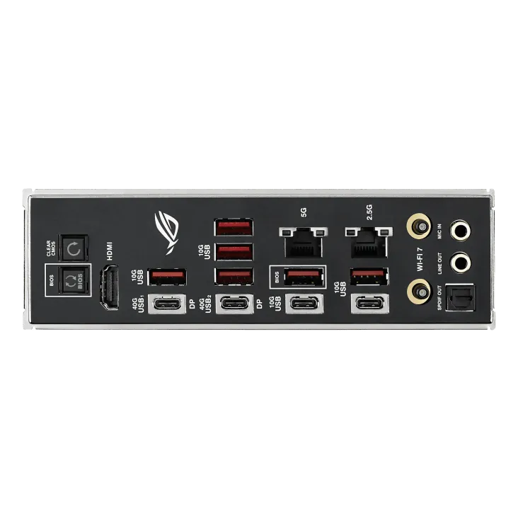 Материнская плата ASUS ROG CROSSHAIR X870E HERO BTF AM5 4xDDR5 4xSATA Raid 5xM.2 4xType-C HDMI ATX — фото 4