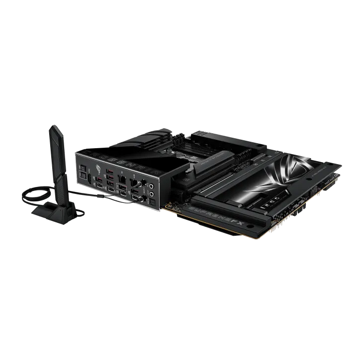 Материнская плата ASUS ROG CROSSHAIR X870E HERO BTF AM5 4xDDR5 4xSATA Raid 5xM.2 4xType-C HDMI ATX — фото 3