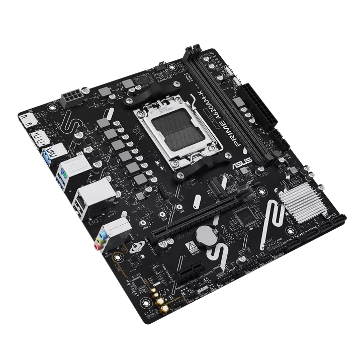 Материнская плата ASUS PRIME A620AM-K AMD A620A AM5 2xDDR5 4xSATA3 RAID M.2 HDMI DP mATX — фото 4