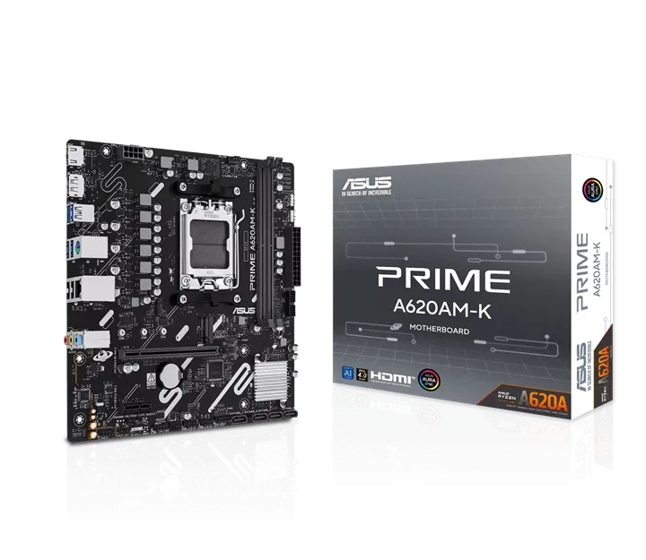 Материнская плата ASUS PRIME A620AM-K AMD A620A AM5 2xDDR5 4xSATA3 RAID M.2 HDMI DP mATX — фото 6